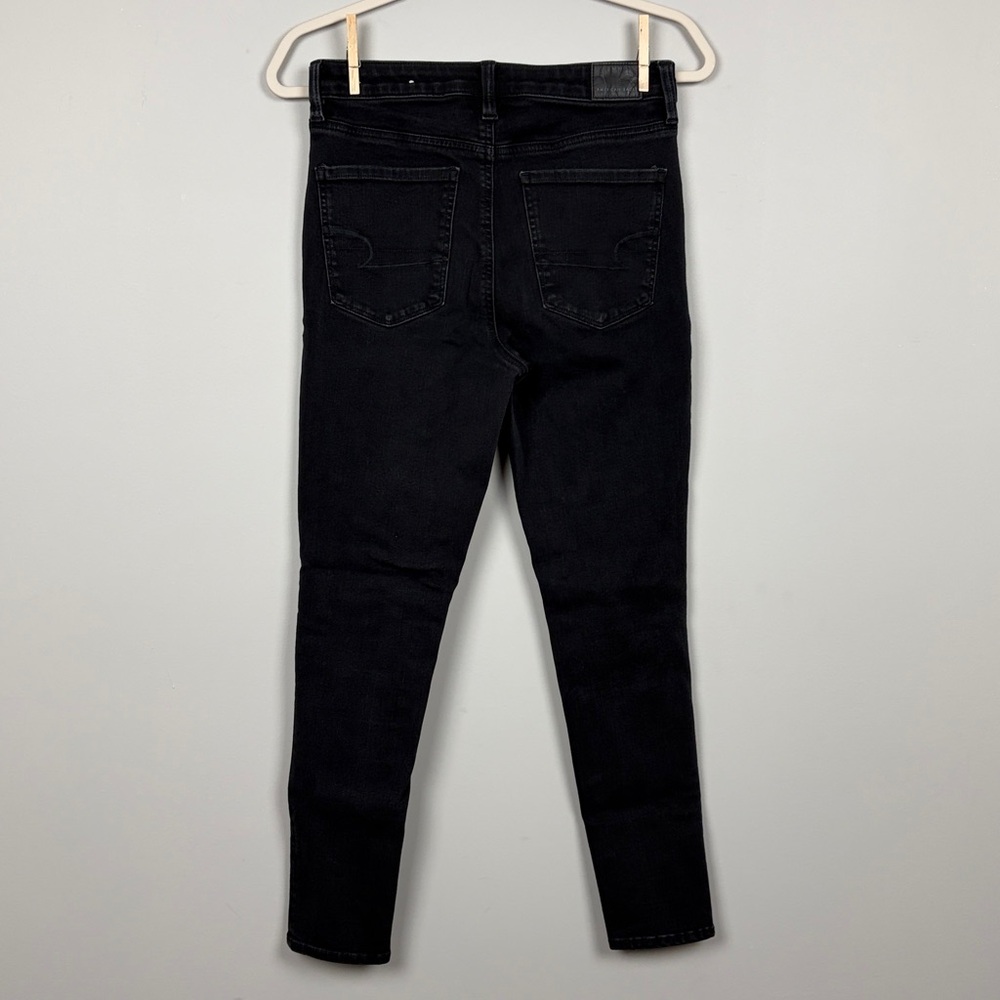 American Eagle Women's Super Hi‎ Rise Jegging SZ 8 Short - Picture 4 of 9